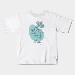 Lenity Hand Drawn Minimal, inspirational meanings Kids T-Shirt